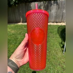 Hot Pink Starbucks Tumbler